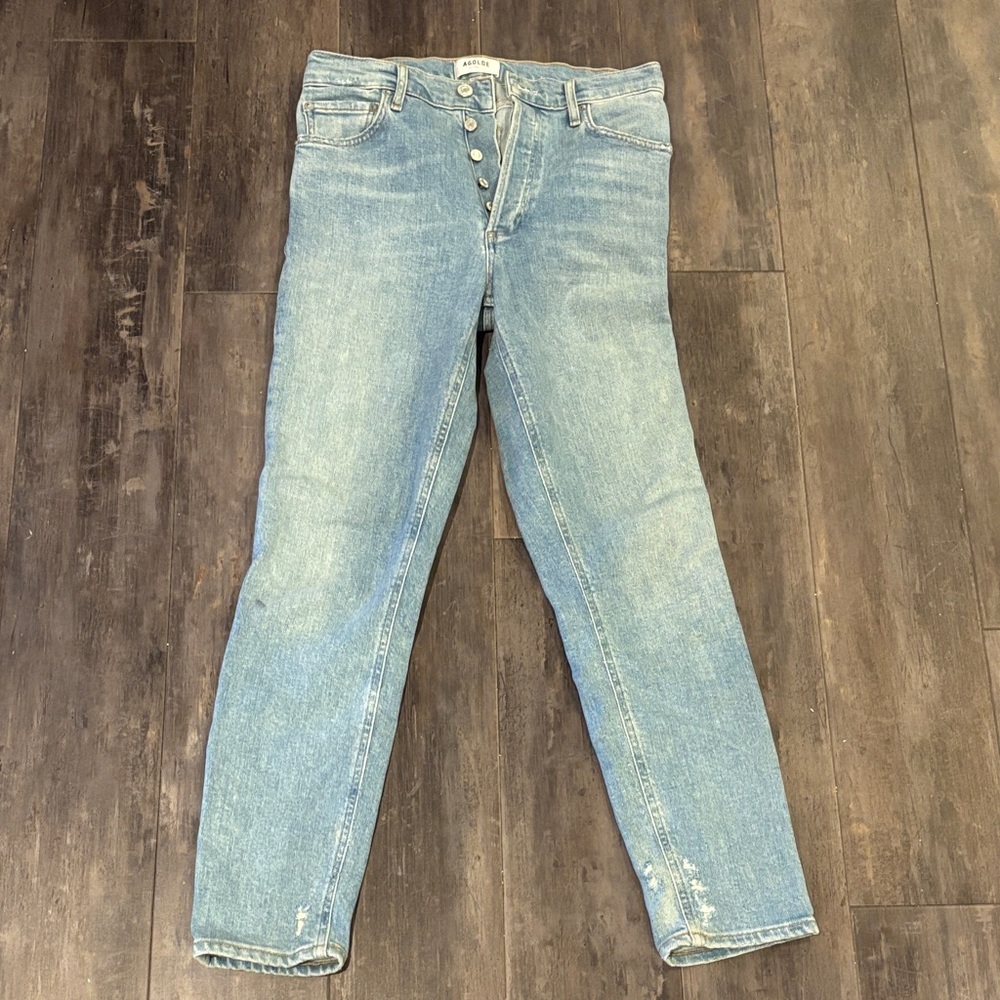 Agolde Women's Light Blue Skinny Jeans